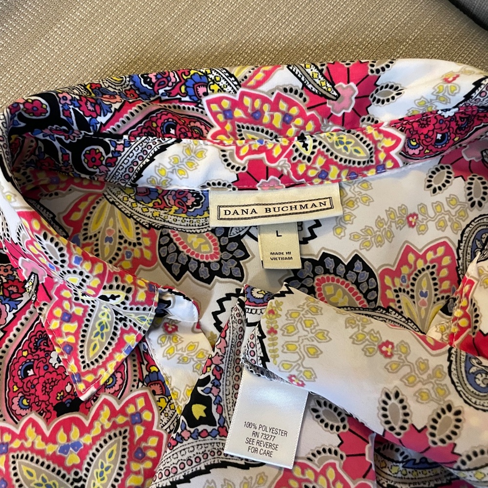 Dana Buchman Sleeveless top, sz Lg - Picture 8 of 8